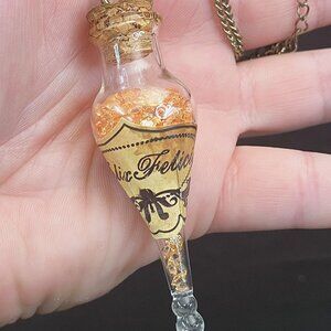 Bioworld 12 1/2" Felix Felicis Necklace with Gold Beads